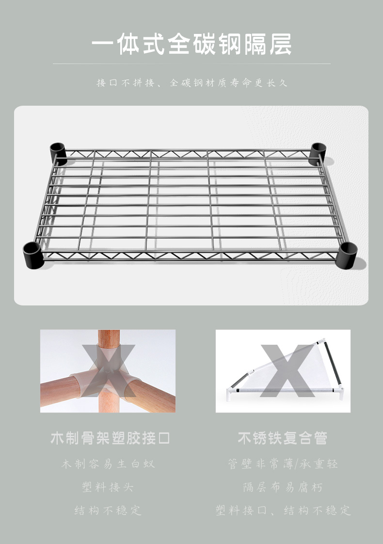 金屬碳鋼線網簡易衣櫥架布衣柜-川井 (3)